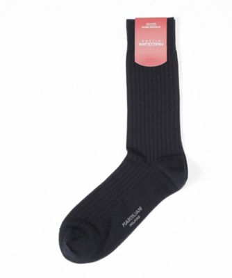 ＜マルコリアーニ＞ カジュアルソックス(3816T) 001・ネイビー 【三越・伊勢丹/公式】