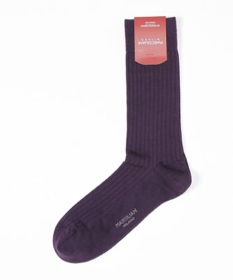 ＜マルコリアーニ＞ カジュアルソックス(3816T) 204・パープル 【三越・伊勢丹/公式】