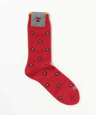 ＜レッド＞ カジュアルソックス(64F82DS) V2325・レッド 【三越・伊勢丹/公式】