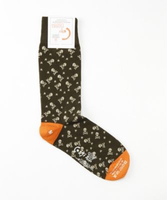 ＜コーギー＞ カジュアルソックス(80-45-4668) KhakiOrang 【三越・伊勢丹/公式】