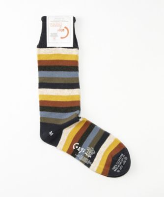 ＜コーギー＞ カジュアルソックス(80-40-0964) NavyGold 【三越・伊勢丹/公式】