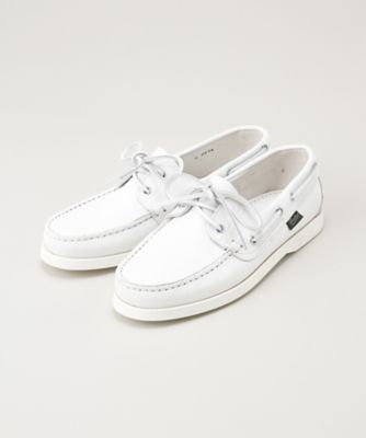 ＜パラブーツ/Paraboot＞ デッキシューズ(BARTH/780049) 白 【三越・伊勢丹/公式】