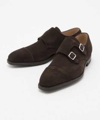 ＜クロケット＆ジョーンズ＞ ダブルモンクストラップ/LOWNDES(5170004) エスプレッソ 【三越・伊勢丹/公式】