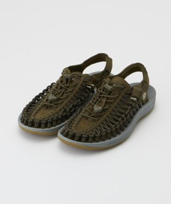 ＜キーン＞ サンダル ユニーク(1017033) DARK OLIVE／NEUTRAL GRAY 【三越・伊勢丹/公式】