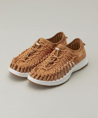 ＜キーン＞ サンダル ユニーク オーツー(1017053) TAN／WHITE 【三越・伊勢丹/公式】