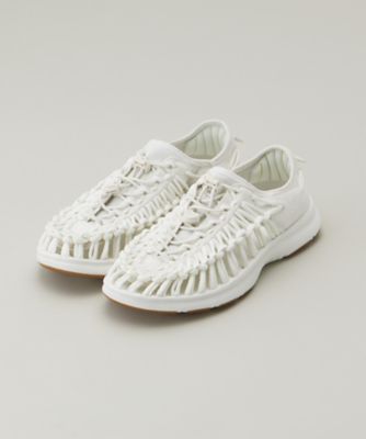 ＜キーン＞ サンダル ユニーク オーツー(1017054) WHITE／HARVEST GOLD 【三越・伊勢丹/公式】