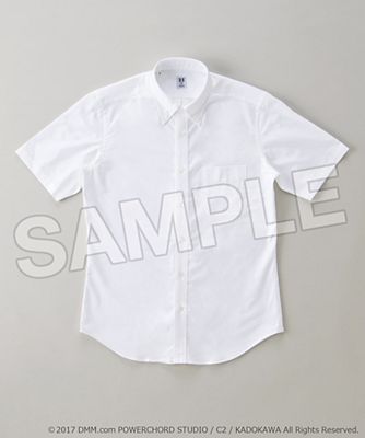 ＜「艦これ」x「三越」コラボ＞ 「艦これ」コラボ限定 紳士・半袖ボタンダウンシャツ/ホワイト(3072-040-B01) ホワイト 【三越・伊勢丹/公式】