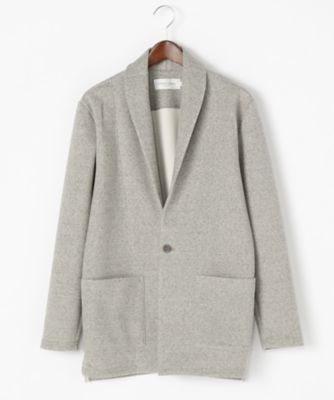 ＜ライフパック コレクション フロム カーリー＞ ショールカラー/リラクシングウェア(LPC-361-4) ライトグレー 【三越・伊勢丹/公式】