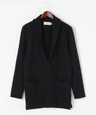 ＜ライフパック コレクション フロム カーリー＞ ショールカラー/リラクシングウェア/ストレッチダンボール(LPC-361SD) ブラック 【三越・伊勢丹/公式】