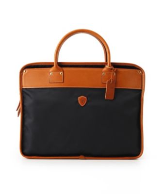 ＜フェリージ/Felisi＞ ▼エンブレムブリーフ(1845DS) ネイビーxブラウン 【三越・伊勢丹/公式】