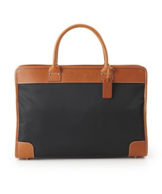 ＜フェリージ/Felisi＞ ▼ブリーフケース(12/39/DS) ネイビーxブラウン 【三越・伊勢丹/公式】