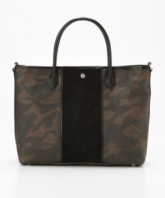 ＜イセタンメンズ/ISETAN MEN'S＞ 迷彩柄トートバッグ(MI-61450) ブラウン 【三越・伊勢丹/公式】