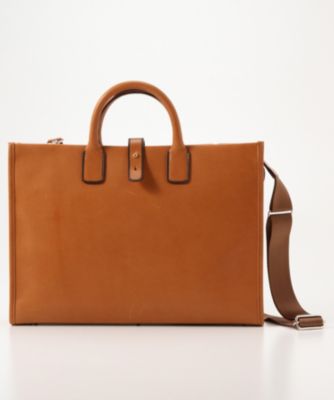 ＜インディード/INDEED＞ ▼ジャスティ ブリーフケース(333112) ブラウン 【三越・伊勢丹/公式】