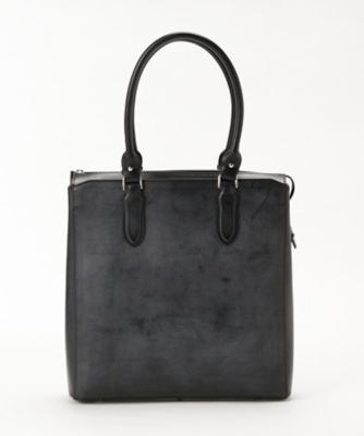 ＜インディード/INDEED＞ ▼クリーヴトートバッグ縦型(418100) 05・ブラック 【三越・伊勢丹/公式】