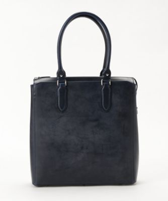 ＜インディード/INDEED＞ ▼クリーヴトートバッグ縦型(418100) 75・ネイビー 【三越・伊勢丹/公式】