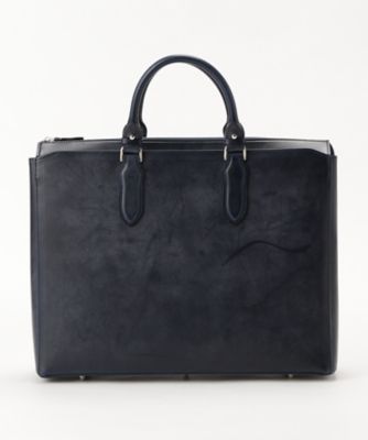 ＜インディード/INDEED＞ ▼クリーヴトートバッグ横型(418101) 75・ネイビー 【三越・伊勢丹/公式】