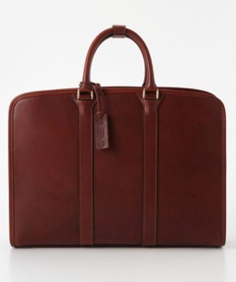 ＜インディード/INDEED＞ ▼ボルサ ブリーフケース(201123) ダークブラウン 【三越・伊勢丹/公式】