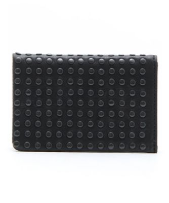 ＜パトリック ステファン＞ 名刺入れ(106AAO13) ダル（ブラック） 【三越・伊勢丹/公式】