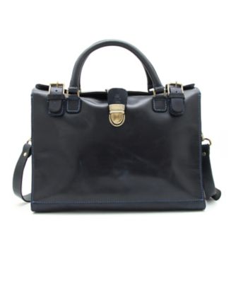 ＜サンダスト/Sandast＞ ボンド・ジュニア/ボストンブリーフケース(01BONJ) 75・ネイビー 【三越・伊勢丹/公式】