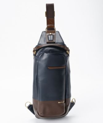 ＜マスターピース/MASTERPIECE＞ ボディバッグ(01642-V2) ネイビー 【三越・伊勢丹/公式】