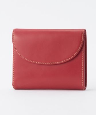 ＜ホワイトハウスコックス/WhitehouseCox＞ ミニ三つ折り財布(S1058) レッド 【三越・伊勢丹/公式】