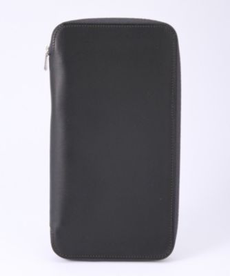 ＜ファーロ/FARO＞ 三方ジップトラベルウォレット(FRO326228) 010・ブラック 【三越・伊勢丹/公式】