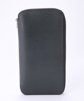 ＜ファーロ/FARO＞ 三方ジップトラベルウォレット(FRO326228) 076・ネイビー 【三越・伊勢丹/公式】