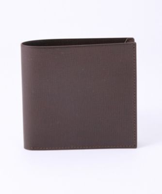 ＜ファーロ/FARO＞ 二つ折りシンプル純札カード二枚入れ(FRO345228) 025・ダークブラウン 【三越・伊勢丹/公式】