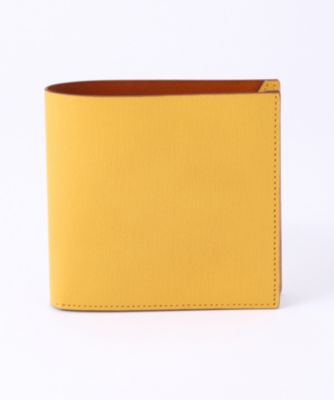 ＜ファーロ/FARO＞ 二つ折りシンプル純札カード二枚入れ(FRO345228) 050・イエロー 【三越・伊勢丹/公式】