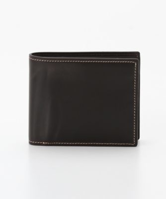 ＜ケー.ティー.ルイストン/K.T.LEWISTON＞ 二つ折り財布(コインポケット付)(KTW-023R) ダークブラウン 【三越・伊勢丹/公式】