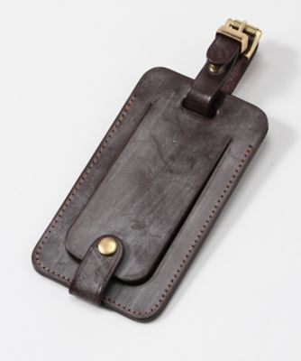 ＜ホワイトハウスコックス/WhitehouseCox＞ ネームタグ(S1227) ハバナ（ブラウン） 【三越・伊勢丹/公式】