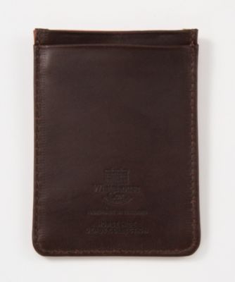 ＜ホワイトハウスコックス/WhitehouseCox＞ パスケース(S9905DC) ブラウンxタン 【三越・伊勢丹/公式】