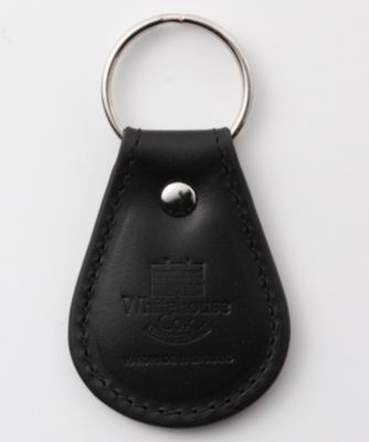 ＜ホワイトハウスコックス/WhitehouseCox＞ キーホルダー(S668DC) ブラックxタン 【三越・伊勢丹/公式】