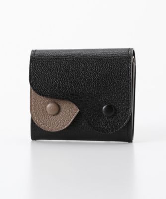 ＜ラルコバレーノ/L'arcobaleno＞ ゴート 小銭入れ(576) ブラックxグレー 【三越・伊勢丹/公式】