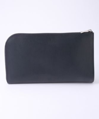 ＜ファーロ/FARO＞ L字型ZIPミニクラッチ(FRO102225) 076・ネイビーブルー 【三越・伊勢丹/公式】