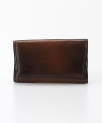 ＜ユハク/YUHAKU＞ ヴェラトゥーラ キーケース(YVE171) 27・ダークブラウン 【三越・伊勢丹/公式】