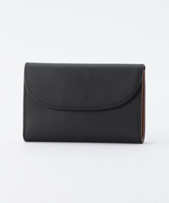 ＜ホワイトハウスコックス/WhitehouseCox＞ 三つ折り財布(S7660DC) ブラックxタン 【三越・伊勢丹/公式】
