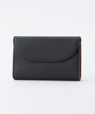 ＜ホワイトハウスコックス/WhitehouseCox＞ 三つ折り財布(S7660DC) ネイビーxタン 【三越・伊勢丹/公式】
