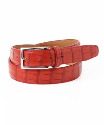 ＜ディバーゼ/DIBASE＞ カジュアルベルト(フリーサイズ)(KATA001) レッド 【三越・伊勢丹/公式】