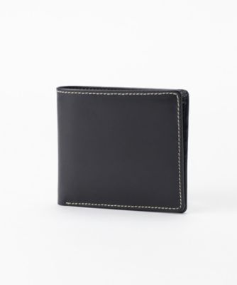 ＜ホワイトハウスコックス/WhitehouseCox＞ 二つ折り財布・小銭入れなし(S8772) ネイビー 【三越・伊勢丹/公式】