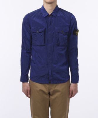 【SALE（三越）】＜ストーンアイランド/STONE ISLAND＞ 【S】カジュアルシャツ(62151F244) 022・ブルー 【三越・伊勢丹/公式】