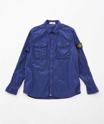 【SALE（三越）】＜ストーンアイランド/STONE ISLAND＞ 【紳士大きいサイズ】カジュアルシャツ(62151F244) 022・ブルー 【三越・伊勢丹/公式】