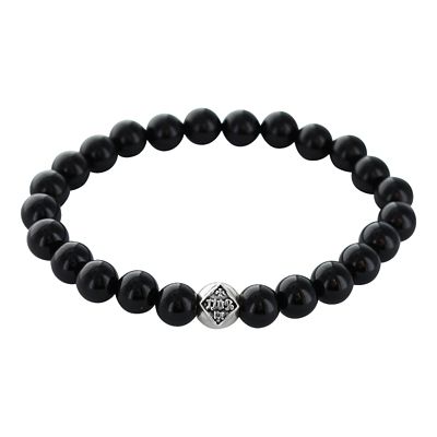 ＜トラヴィス・ワーカー＞ Stone with 110% Round Bead Brecelet(8mm Onyx) 【三越・伊勢丹/公式】