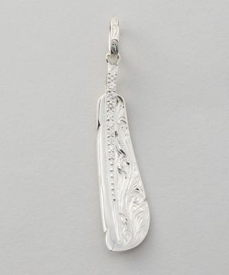 ＜ロノ/Lono＞ ペンダントヘッド リーフ(PF060+CZ) 【三越・伊勢丹/公式】