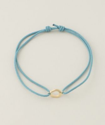 ＜シンパシー・オブ・ソウル/SYMPATHY OF SOUL＞ スモールホースシューコードアンクレット(SO-B1617Y8-A) サックスブルー 【三越・伊勢丹/公式】