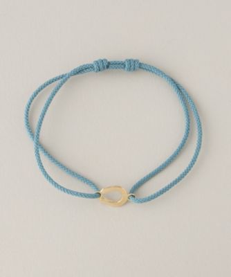 ＜シンパシー・オブ・ソウル/SYMPATHY OF SOUL＞ スモールホースシューコードブレスレット(SO-b1617Y8) サックスブルー 【三越・伊勢丹/公式】