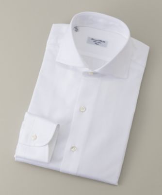 ＜フランチェスコ メローラ＞ ドレスシャツ(DFM7F/S/5033-299) ホワイト 【三越・伊勢丹/公式】