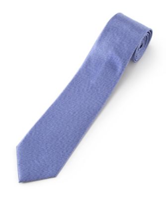 ＜フランコスパダ/FRANCO SPADA＞ 無地柄(メランジ朱子)/ネクタイ(FS-006) サックス 【三越・伊勢丹/公式】