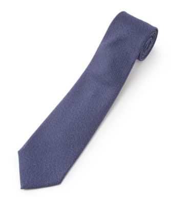 ＜フランコスパダ/FRANCO SPADA＞ 無地柄(サクサン糸)/ネクタイ(FS-009) サックス 【三越・伊勢丹/公式】