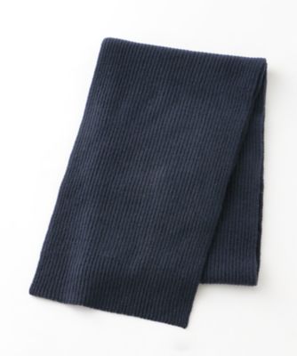 ＜ジョンストンズ/johnstons＞ カシミヤマフラー(MJO7F/S/HAA01684) ネイビー 【三越・伊勢丹/公式】